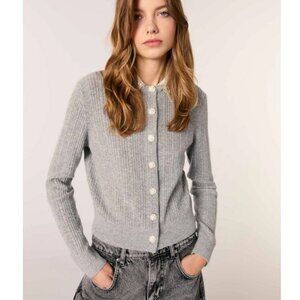 Maje Cardigan with removable collar